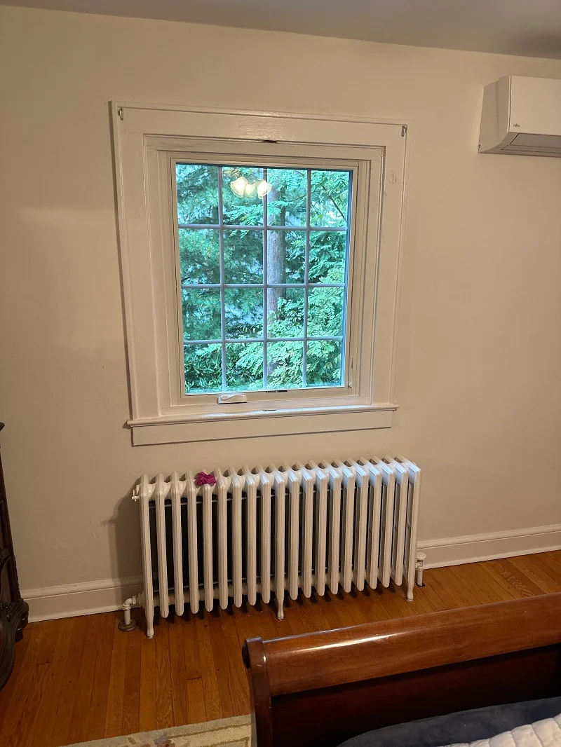 Marvin Essential Brown Exterior White Interior Casement Window